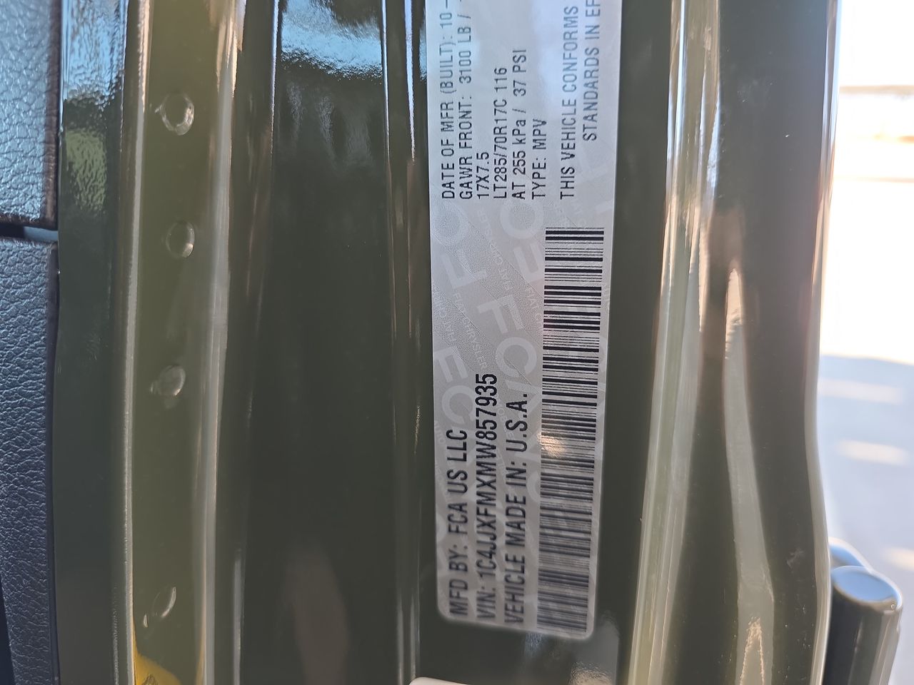 2021 Jeep Wrangler Unlimited Rubicon 4X4