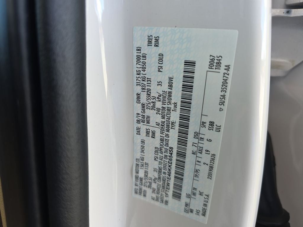 2019 Ford F-150 LARIAT