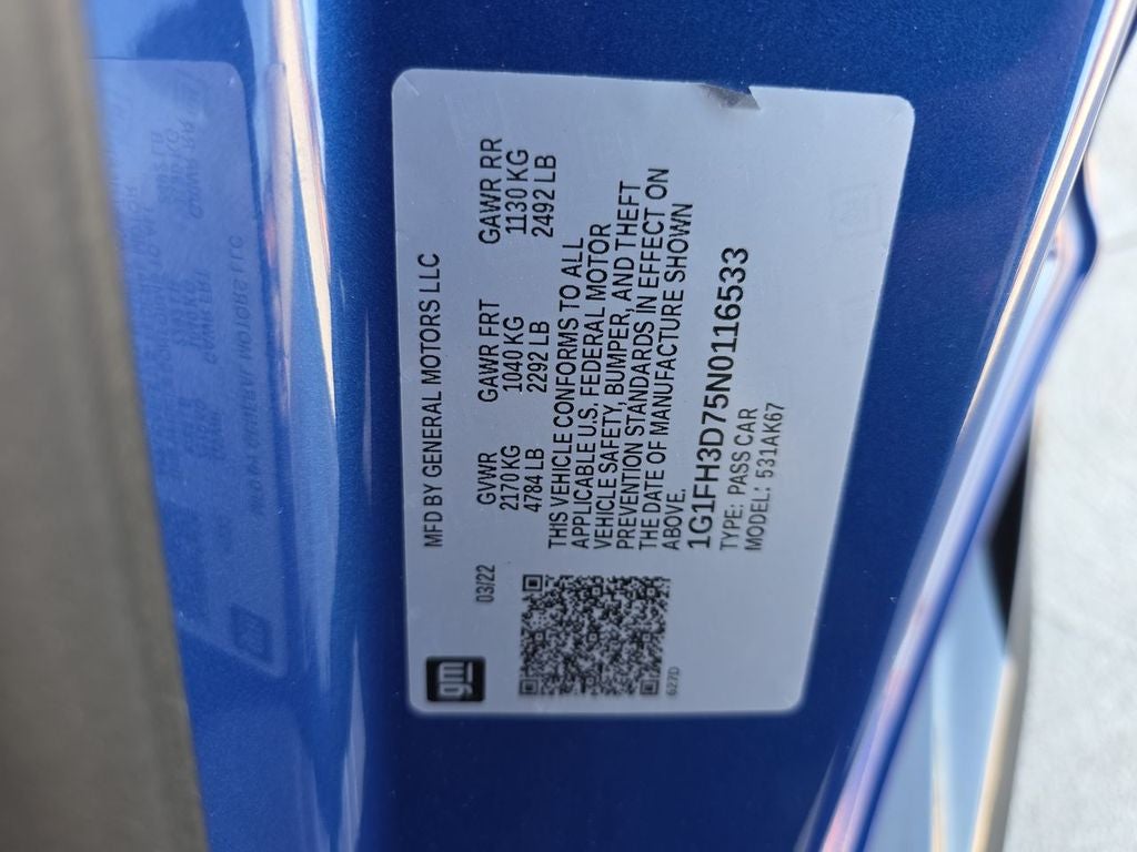 2022 Chevrolet Camaro 2SS