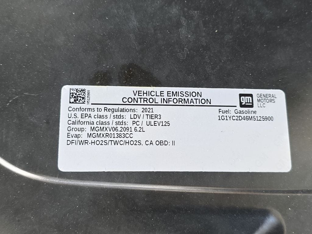 2021 Chevrolet Corvette Stingray 3LT