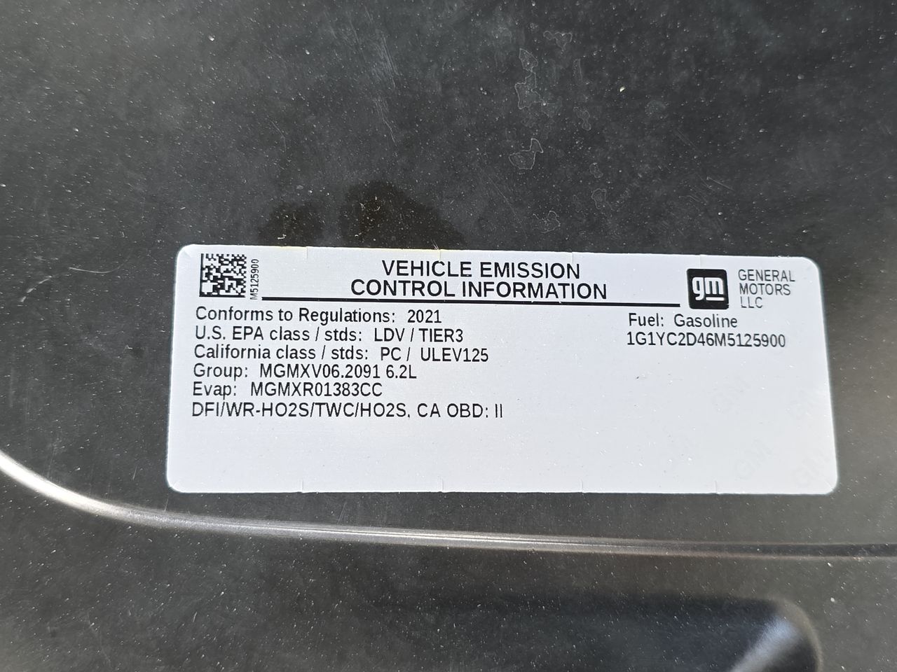 2021 Chevrolet Corvette Stingray 3LT