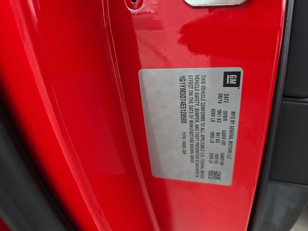 2014 Chevrolet Corvette Stingray Z51 3LT