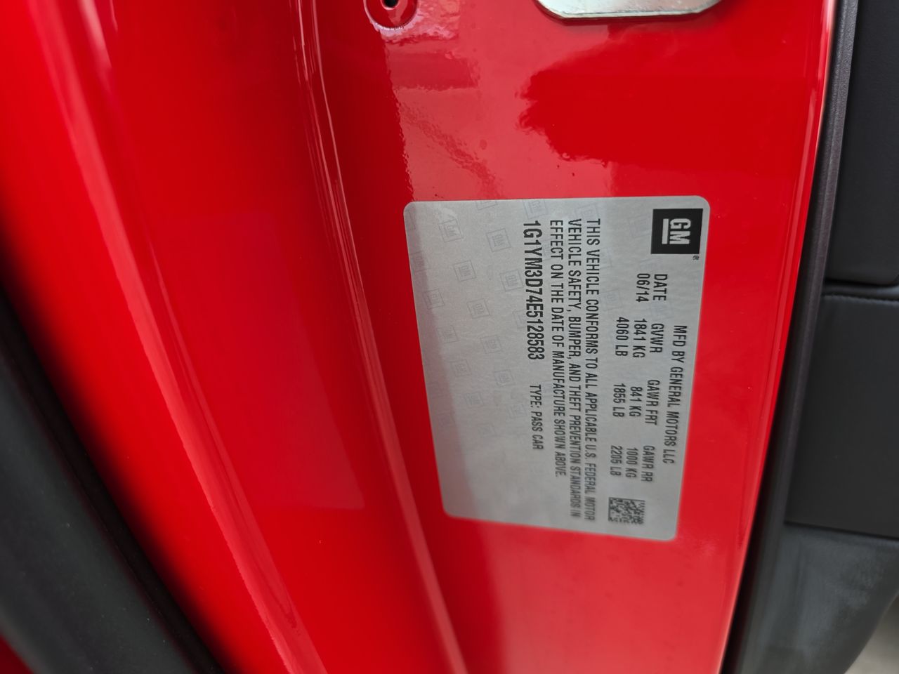 2014 Chevrolet Corvette Stingray Z51 3LT