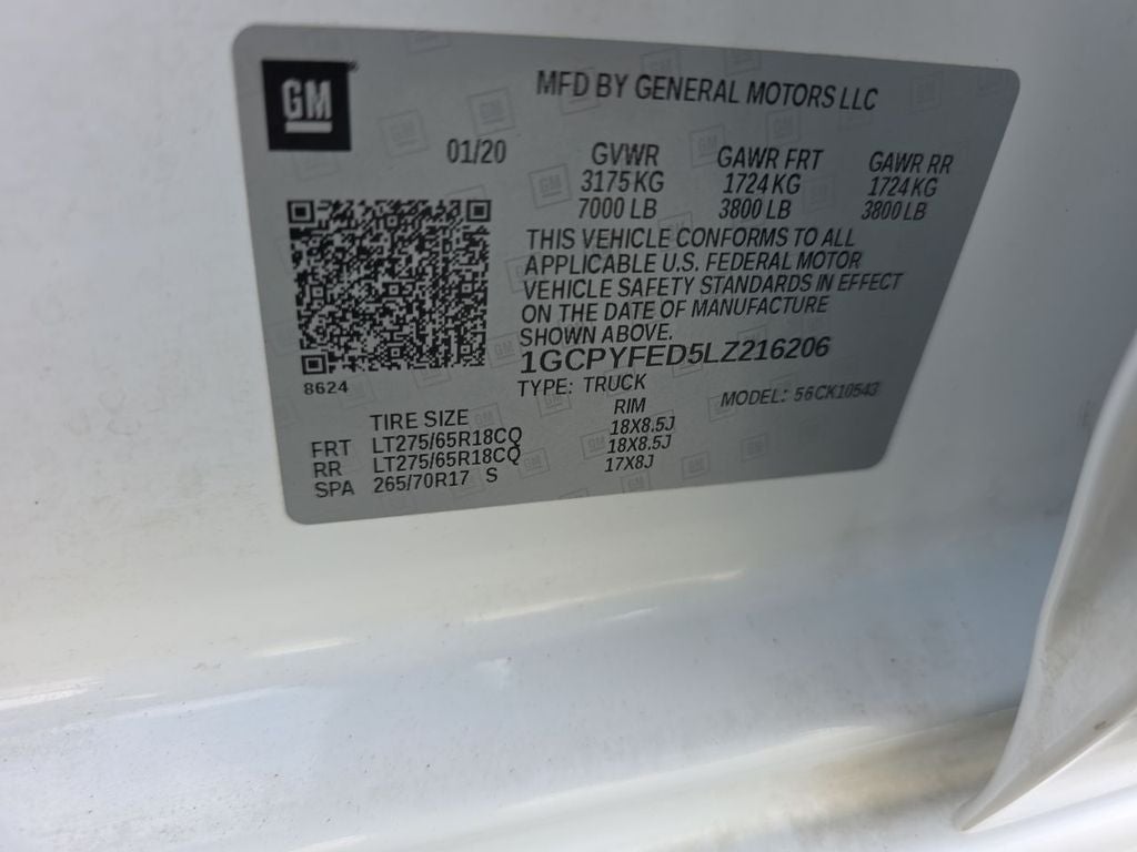 2020 Chevrolet Silverado 1500 LT Trail Boss