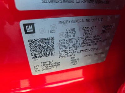 2021 Chevrolet Silverado 1500 LT Trail Boss