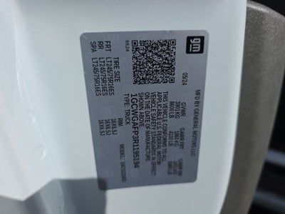 2024 Chevrolet Express Cargo 2500 WT