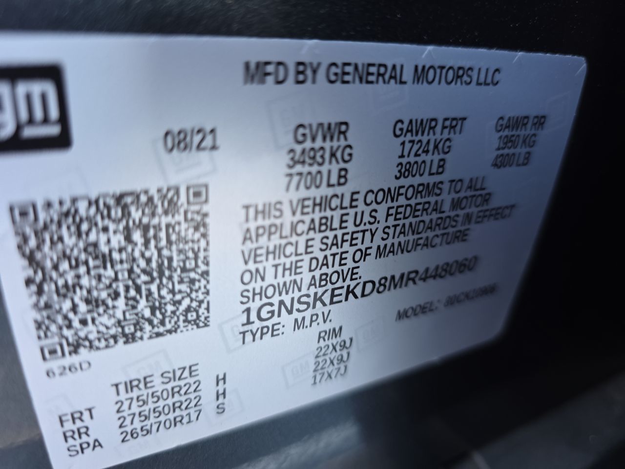 2021 Chevrolet Suburban RST