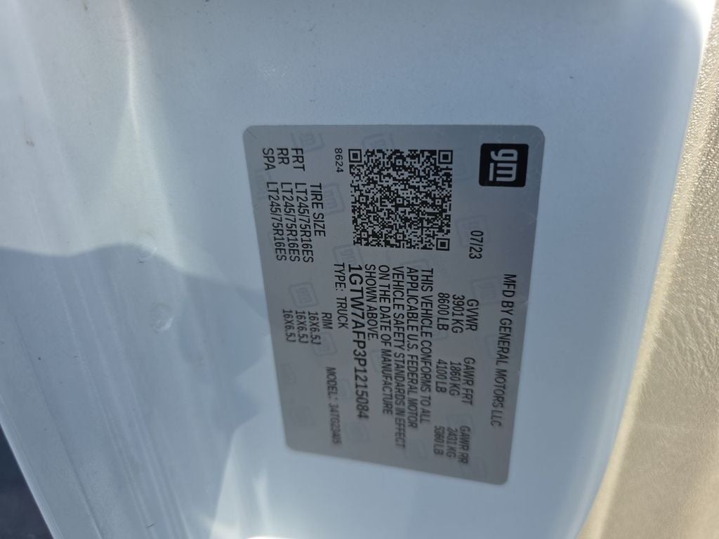 2023 GMC Savana Cargo 2500 Work Van