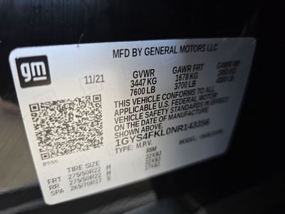 2022 Cadillac Escalade Sport