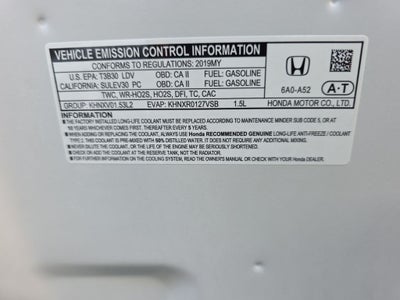 2019 Honda Accord Sedan LX 1.5T