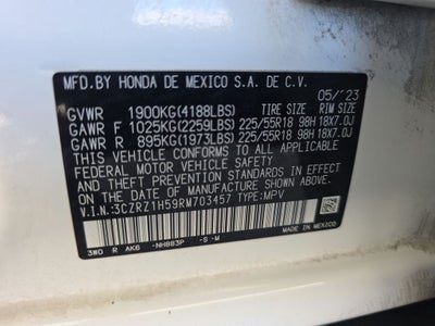 2024 Honda HR-V 2WD Sport