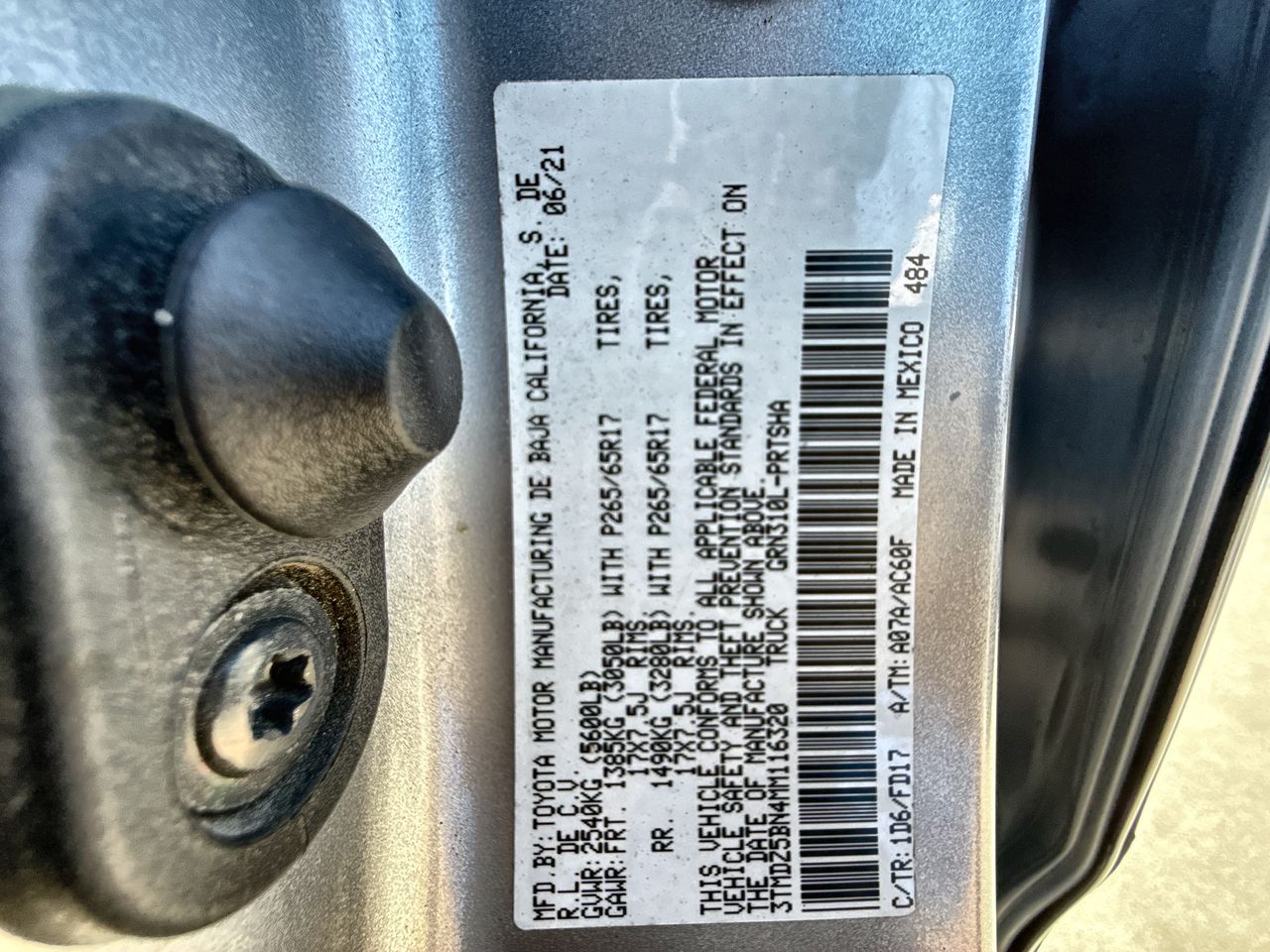 2021 Toyota Tacoma TRD Sport
