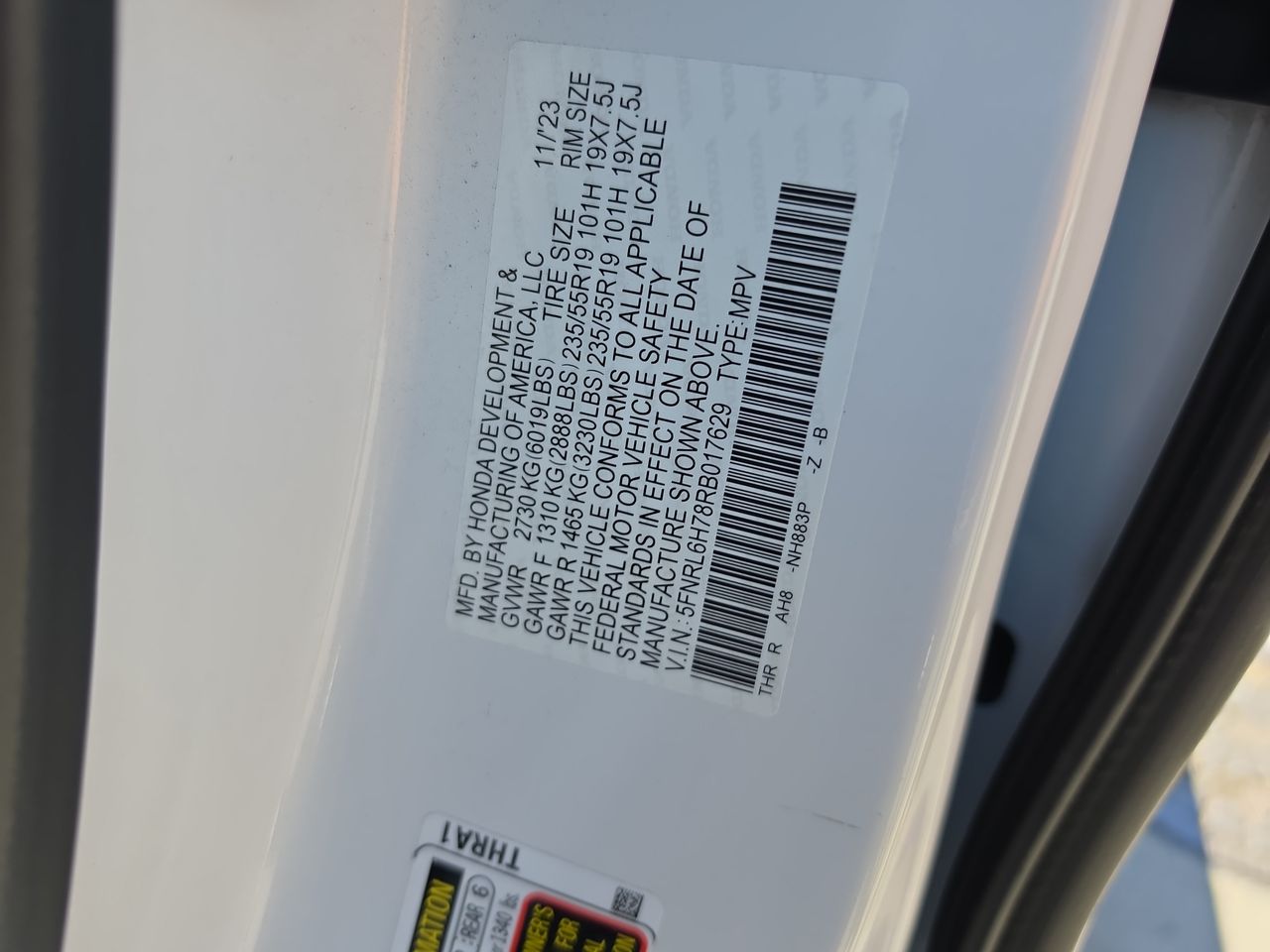 2024 Honda Odyssey Sport