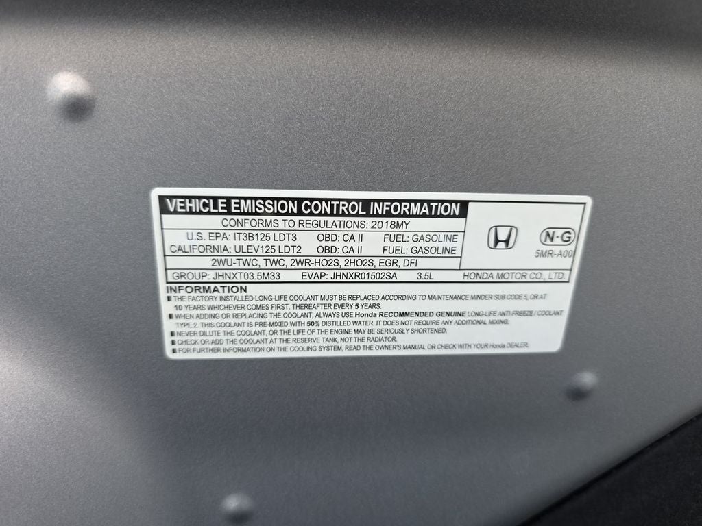 2018 Honda Odyssey Touring