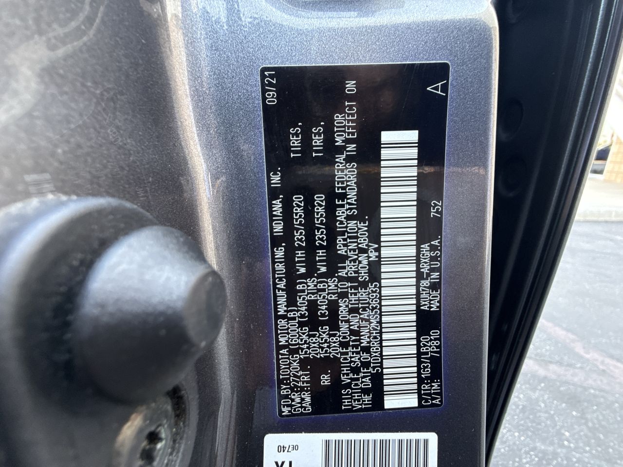 2021 Toyota Highlander Hybrid Limited