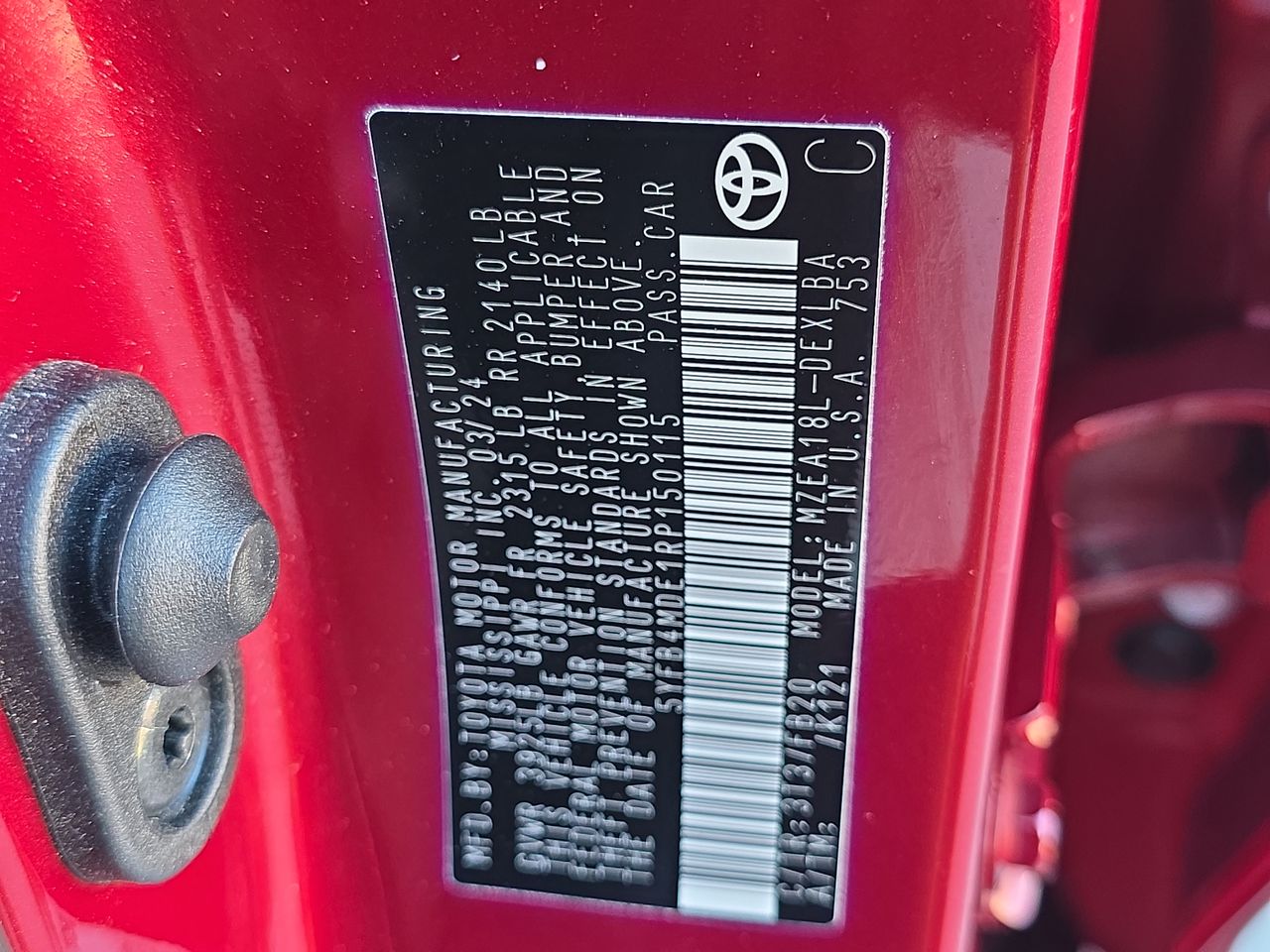 2024 Toyota Corolla LE