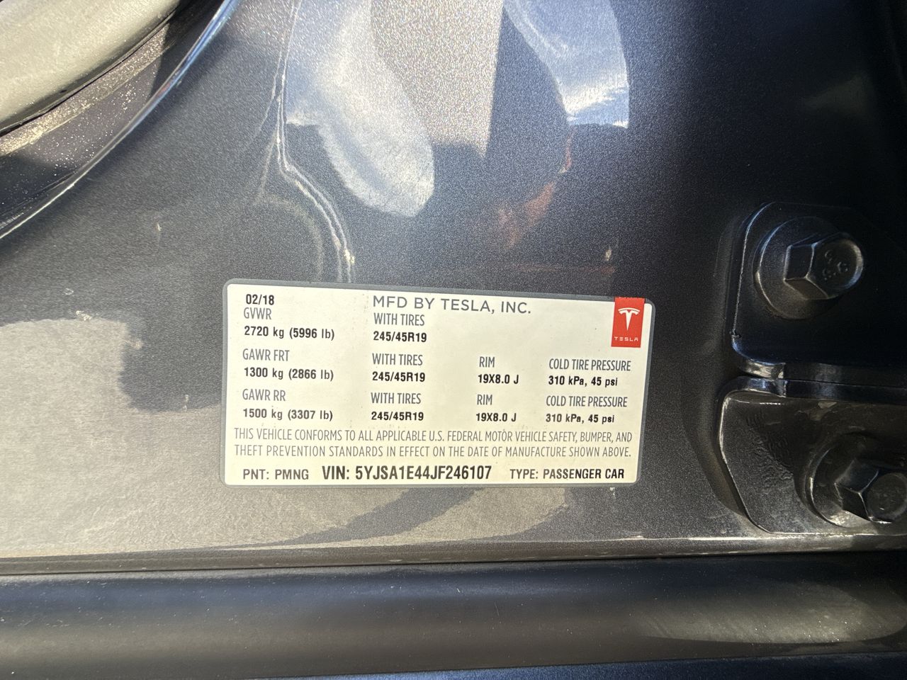 2018 Tesla Model S 100D