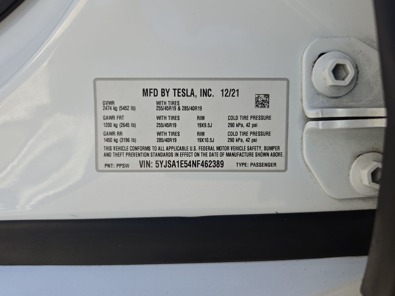2022 Tesla Model S MODEL S LONG RANGE