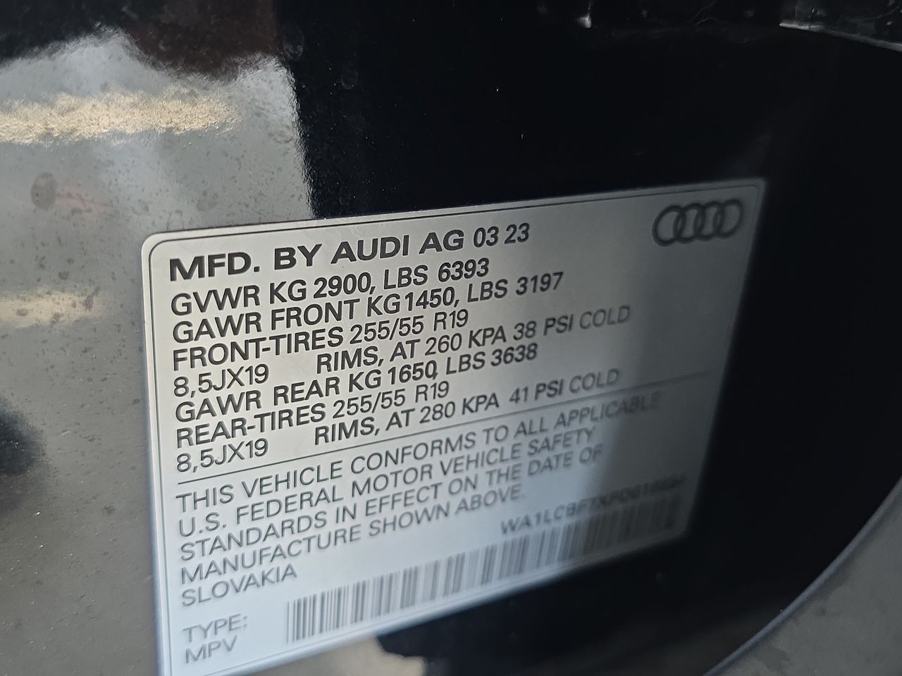 2023 Audi Q7 Premium Plus 45 TFSI quattro Tiptronic