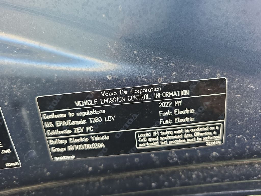 2022 Volvo XC40 Recharge Pure Electric P8 Twin Plus