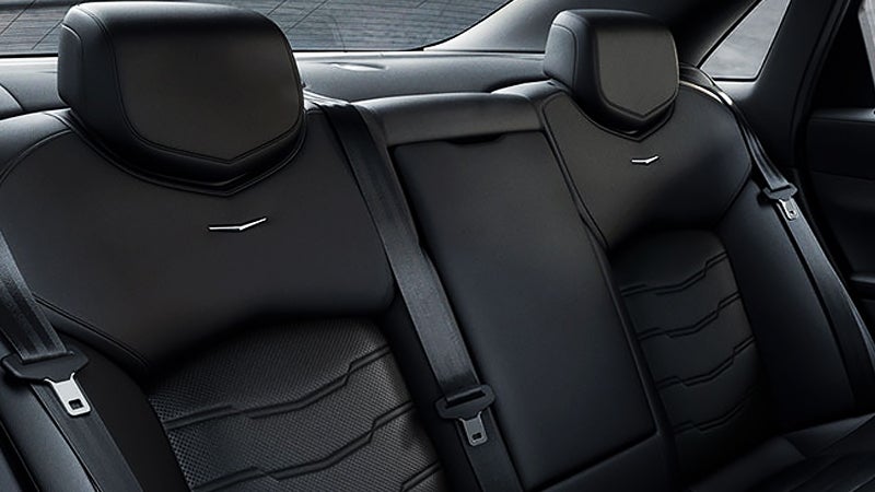 Interior design of the seats for a Cadillac CT6