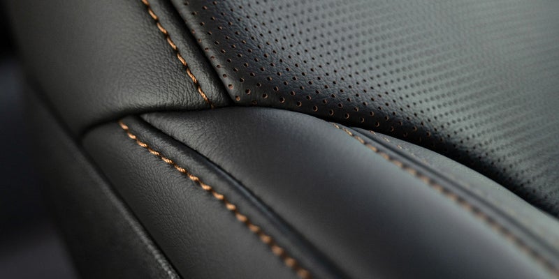 Interior design of a passenger seat and it's patterns from a Cadillac CT5