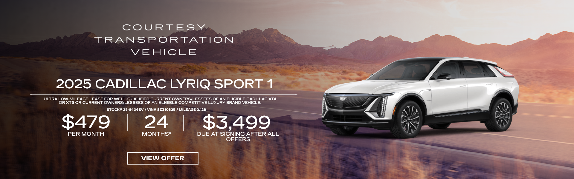 2025 Cadillac Lyriq Sport lease offer at Jessup Cadil